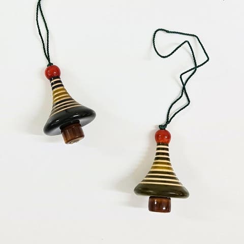 Christmas Tree Ornaments - Mini Bells - Set of 2