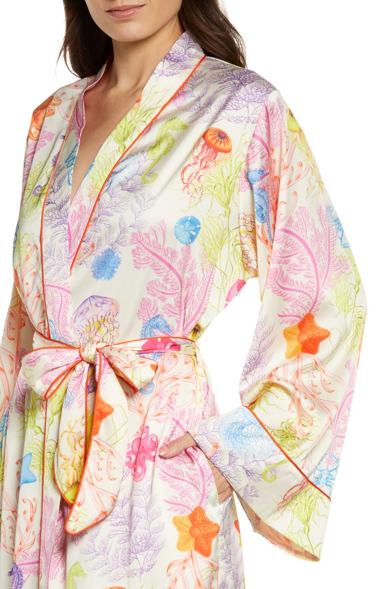 KILO BRAVA Satin Robe, Alternate, color, 