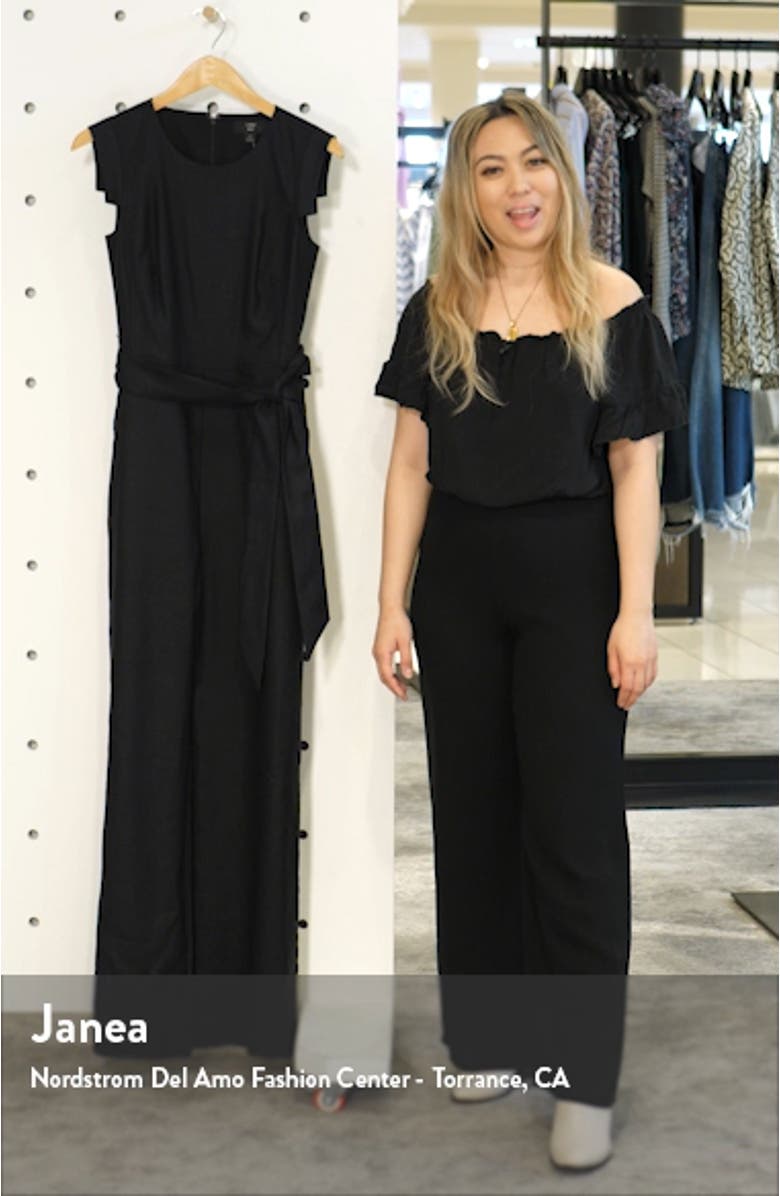 Résumé Linen Blend Jumpsuit, sales video thumbnail