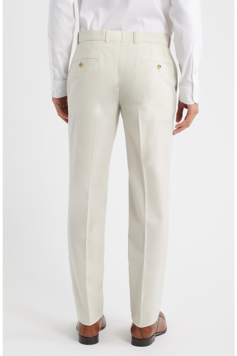 Henrik Trim Fit Solid Stretch Wool Suit Pants, Alternate, color, GREY MOONBEAM