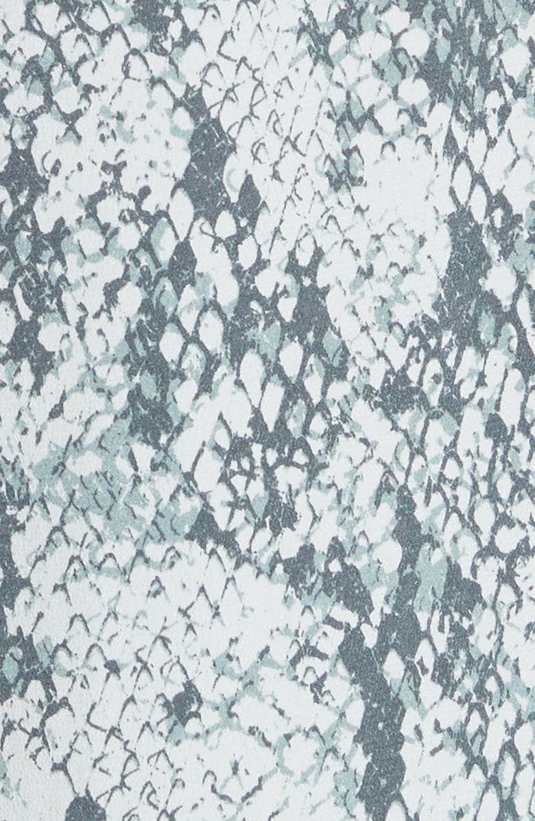 L'AGENCE Jaelyn Snake Print Silk Jumpsuit, Alternate, color, 