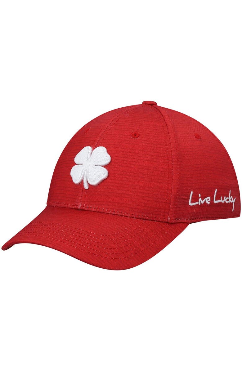 Black Clover Men's Red South Dakota Coyotes Crazy Luck Memory Fit Flex Hat, Alternate, color, Red