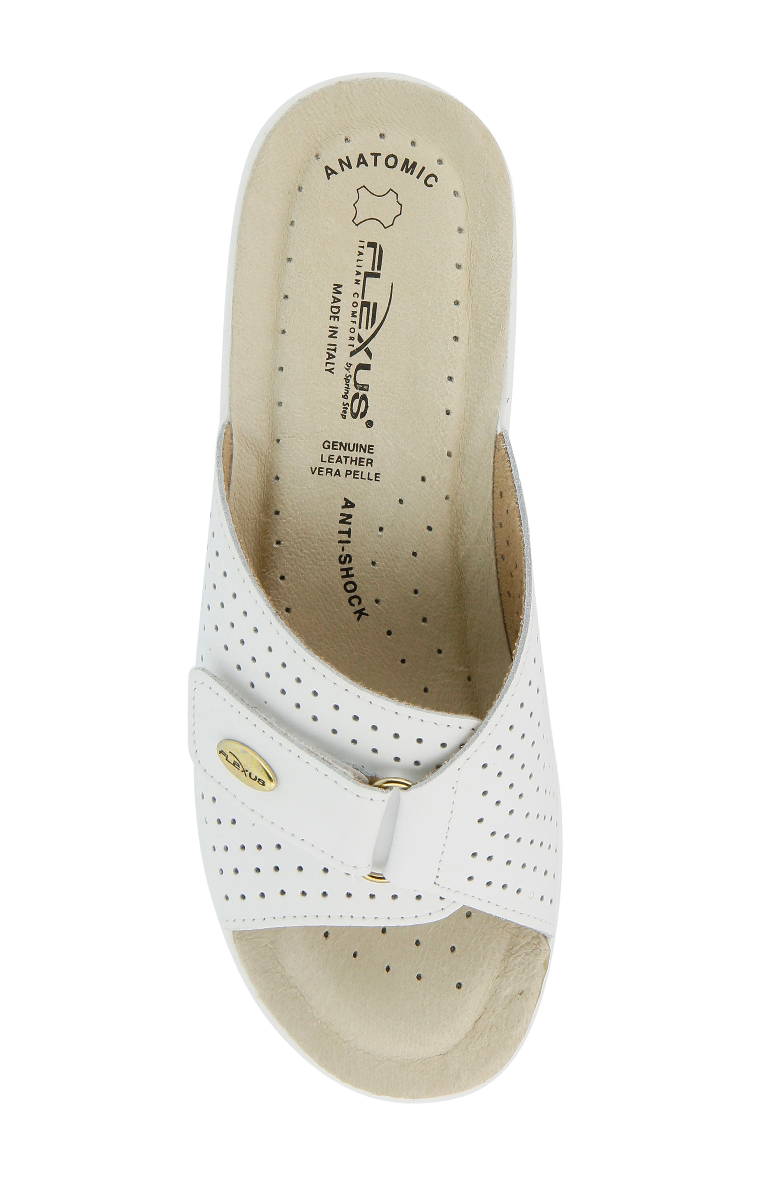 Kea Slide Sandal, Alternate, color, WHITE SUEDE