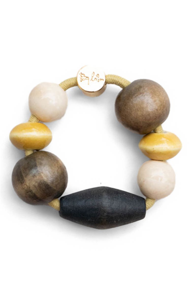 By Lilla Cacao Capsule Bracelet Hair Tie, Main, color, Multi