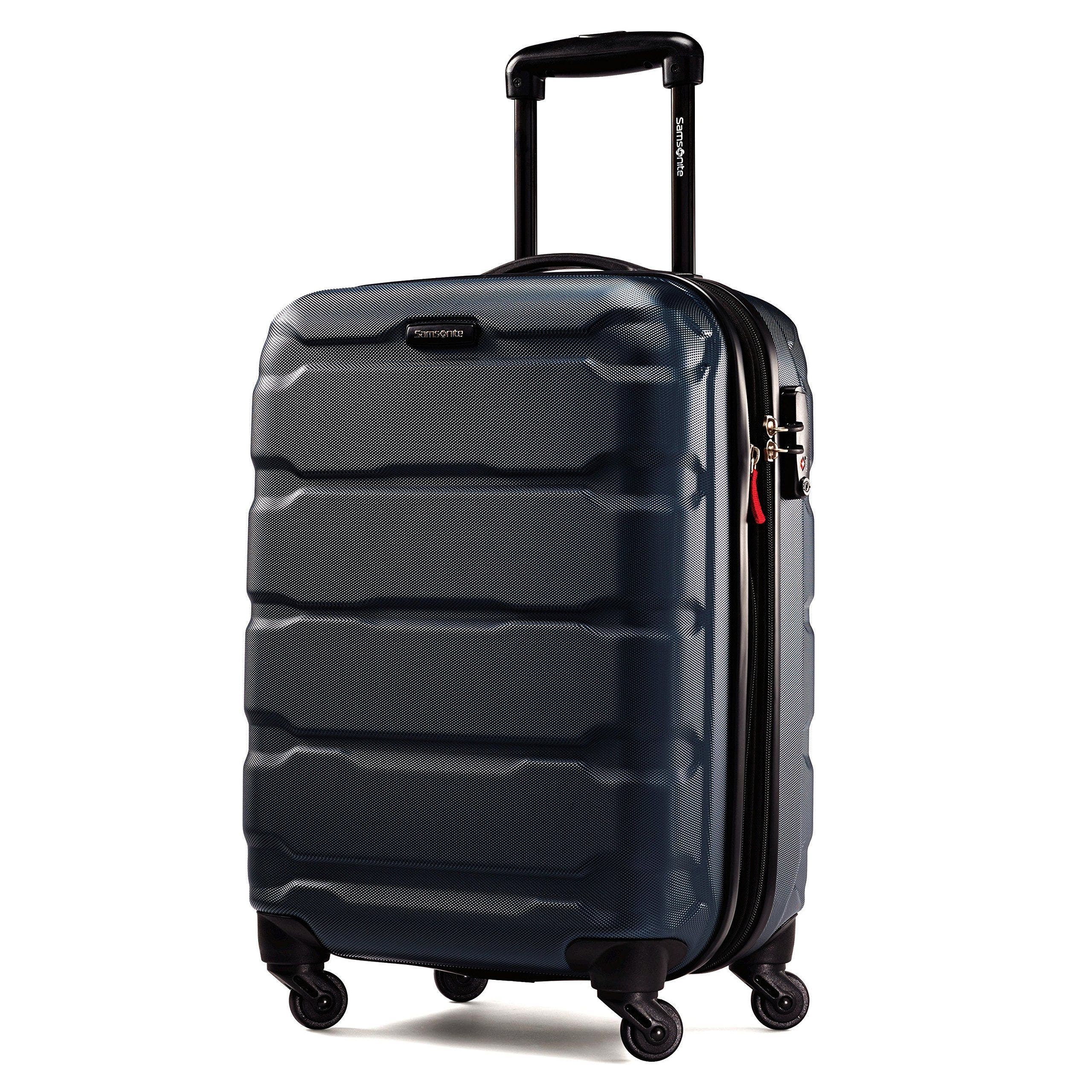 Samsonite Omni PC 2-Piece Set (20/28) Hardside Expandable Luggage with Spinner Wheels, Alternate, color, Blue