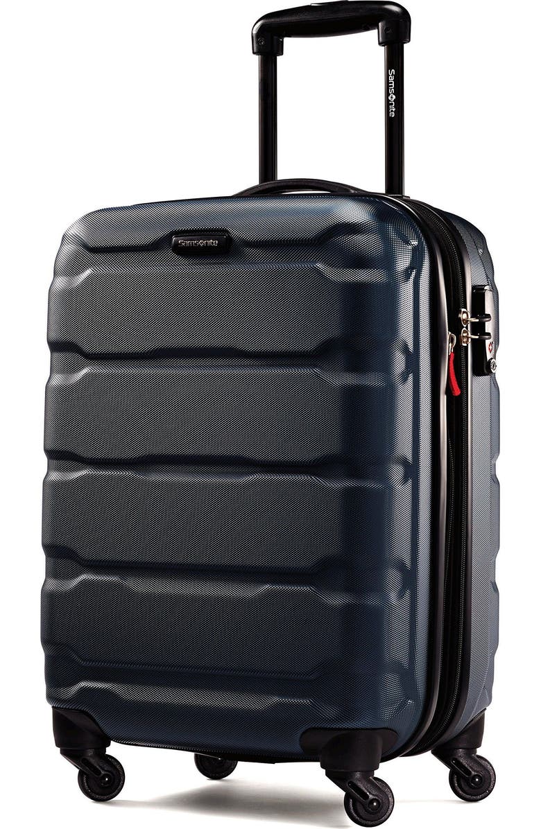 Samsonite Omni PC 2-Piece Set (20/28) Hardside Expandable Luggage with Spinner Wheels, Alternate, color, Blue