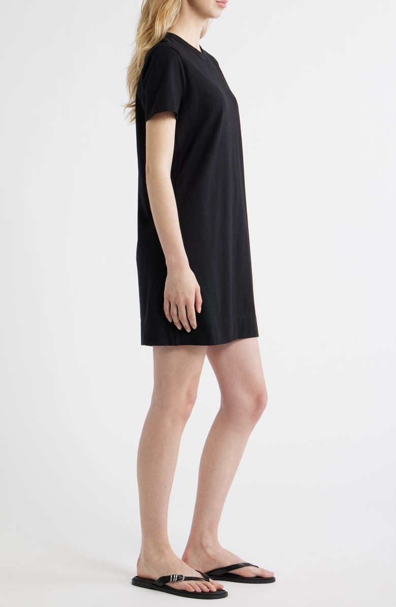 Madewell T-Shirt Minidress, Alternate, color, Jet Black