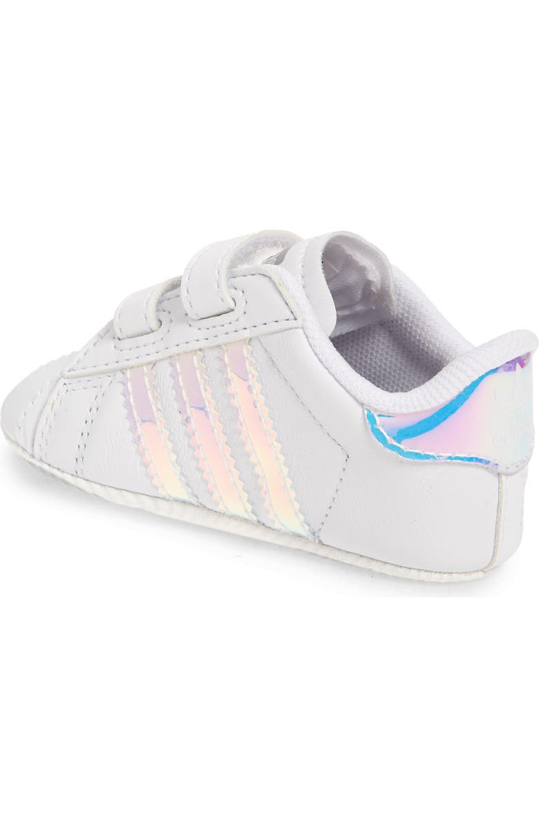 adidas Superstar Crib Sneaker, Alternate, color,