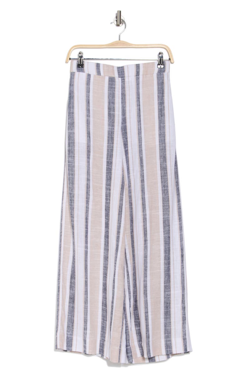 BY DESIGN Valencia Stripe Pants, Alternate, color, Linen Stripe