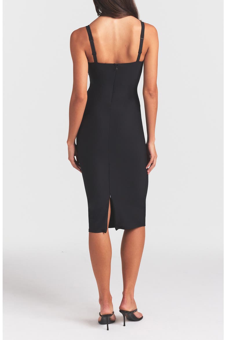 Body Midi Dress, Alternate, color, ONYX