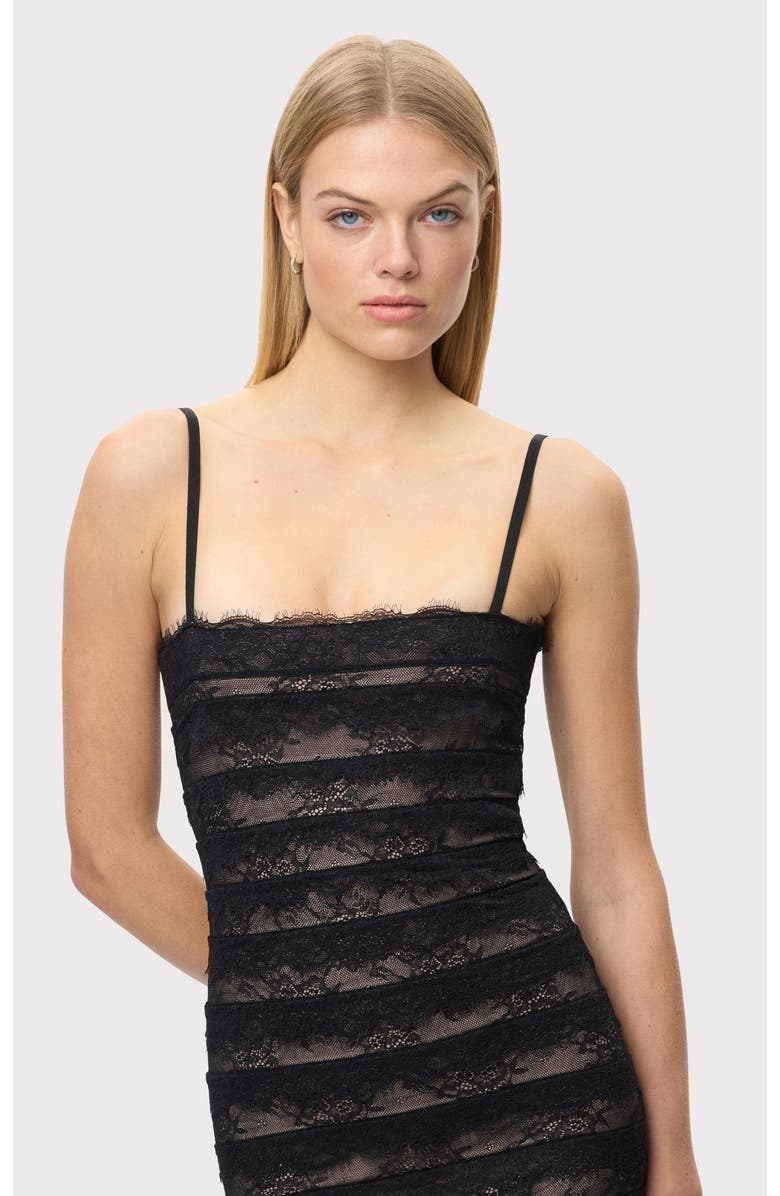 Herve Leger The Dara Dress, Alternate, color, Black