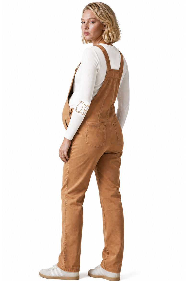 Maternity & Nursing Overall Andy, Alternate, color, Camel