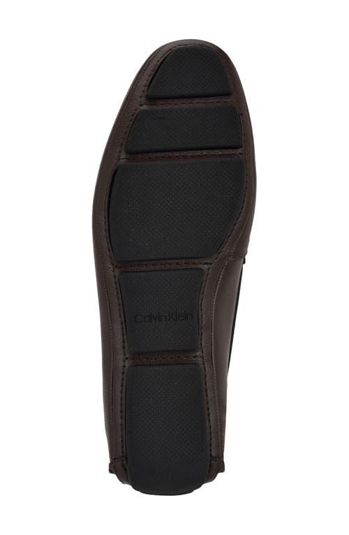 Calvin Klein Men's Men's Slip-on Loafers In Dark Brown