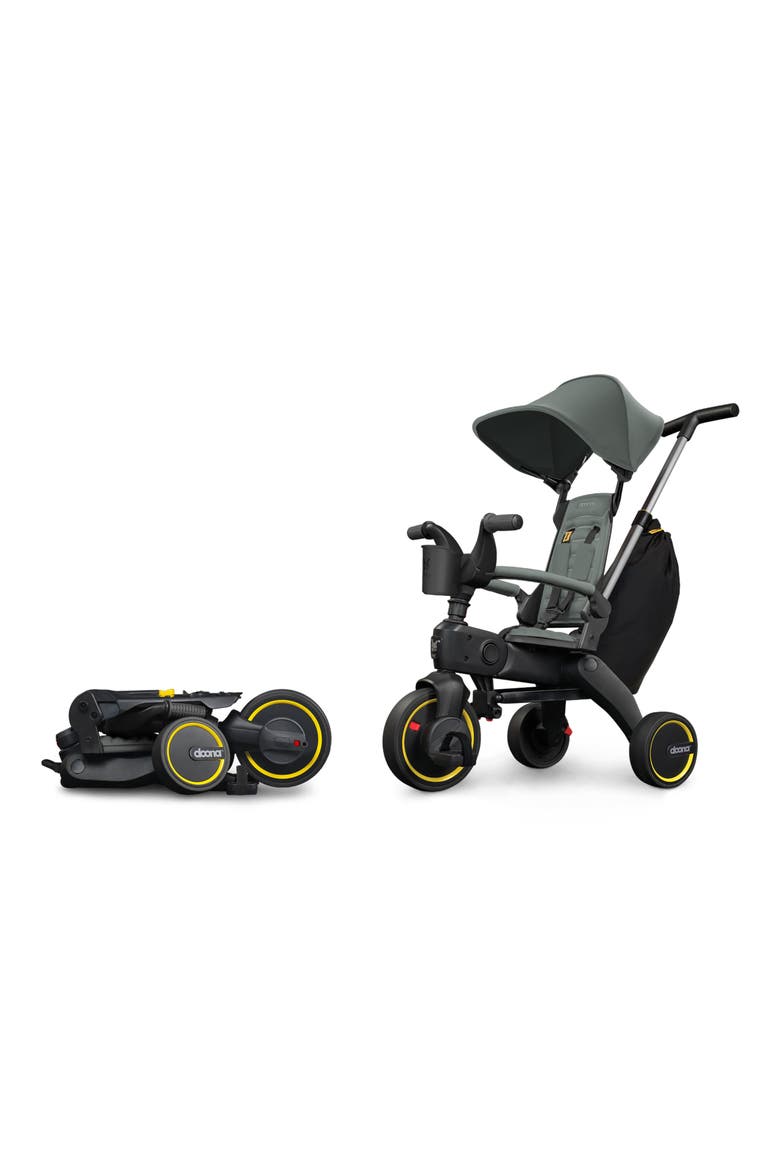 Liki S3 Convertible Stroller Trike, Alternate, color, SLATE GREEN