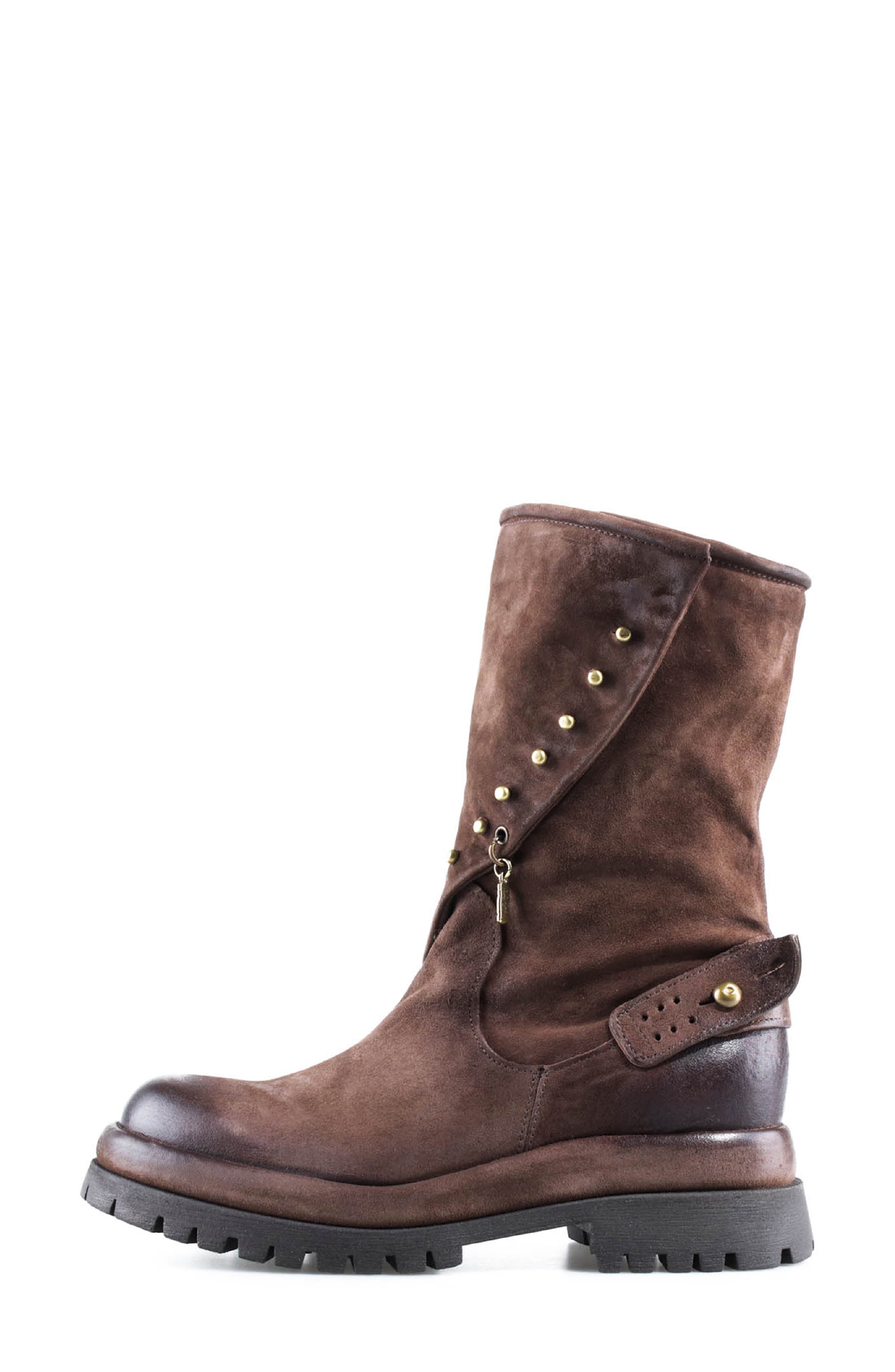Dilan Leather Boot, Alternate, color, BROWN