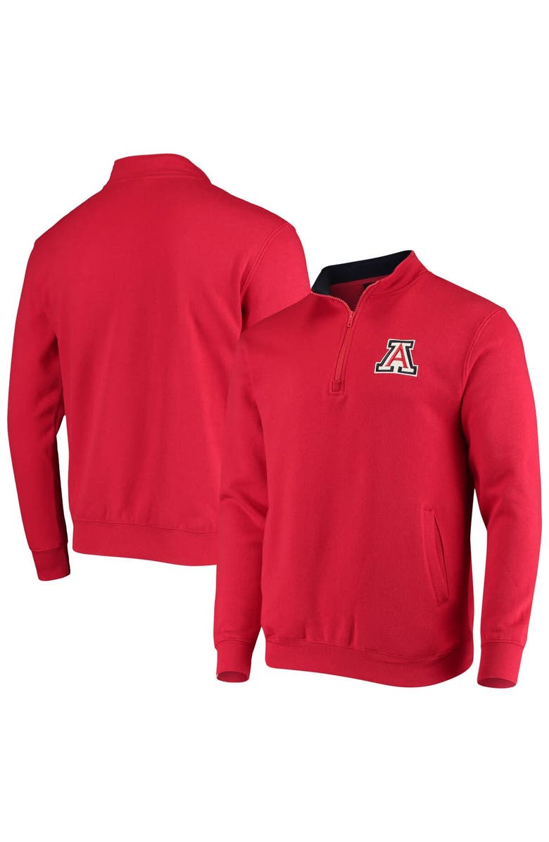 COLOSSEUM Men's Colosseum Red Arizona Wildcats Tortugas Logo Quarter-Zip Jacket, Main, color, Red