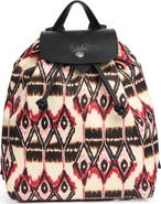 Longchamp Ikat Print Backpack