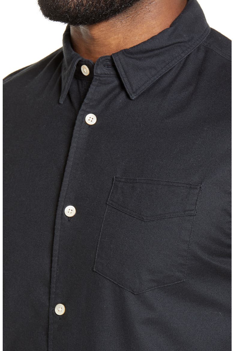 Fairview Slim Fit Button-Up Shirt, Alternate, color, JET BLACK