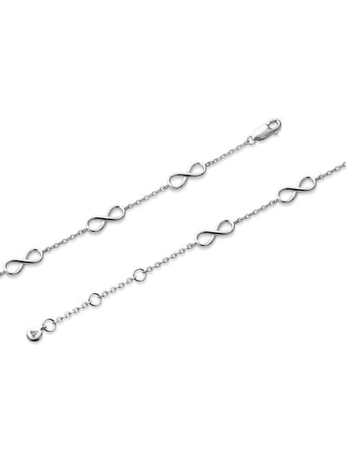 Devata Infinity Five-charm Chain Bracelet In Metallic