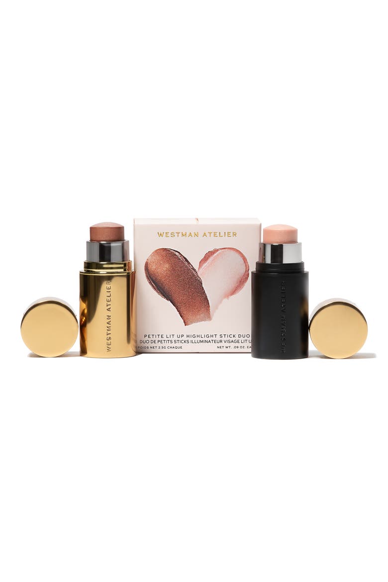 Petite Lit Up Highlight Stick Duo (Nordstrom Exclusive) $52 Value, Alternate, color, NO COLOR