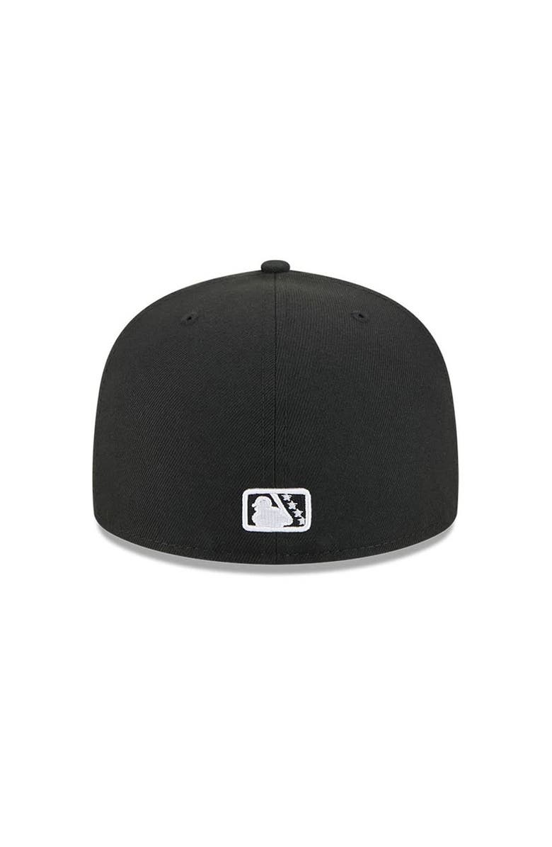 New Era Men's New Era Black Akron RubberDucks Theme Nights 59FIFTY Fitted Hat, Alternate, color, Black