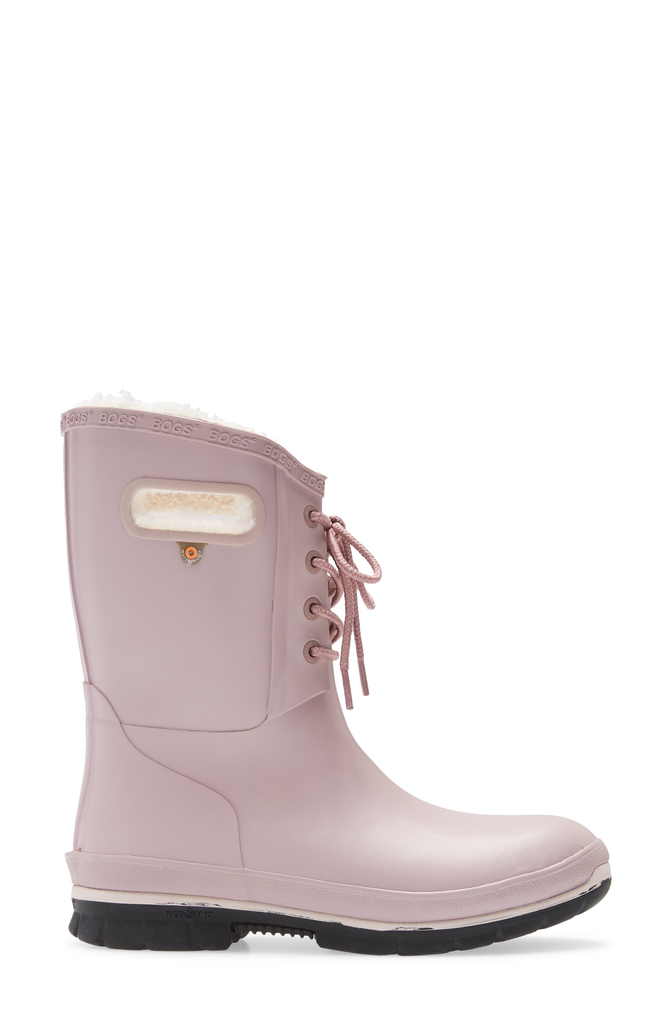 Bogs Amanda Plush Waterproof Rain Boot, Alternate, color, 