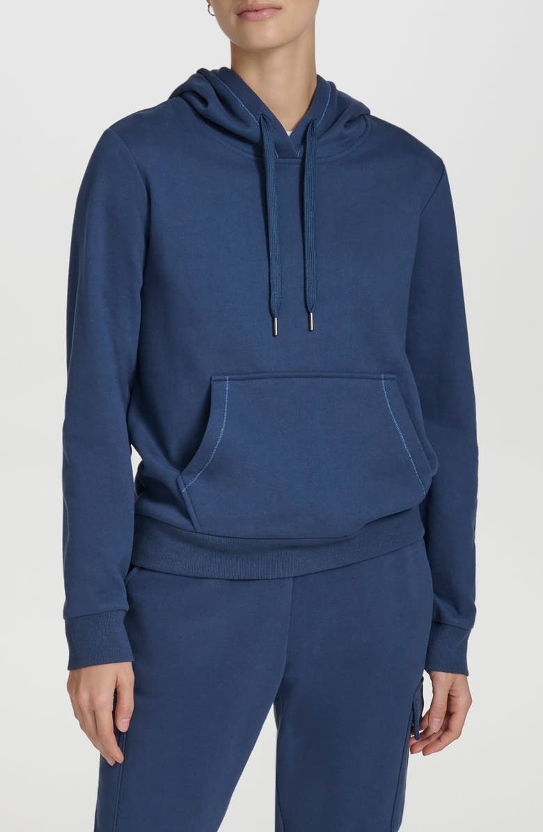 Andrew Marc Sport Fleece Hooded Sweatshirt, Main, color, 