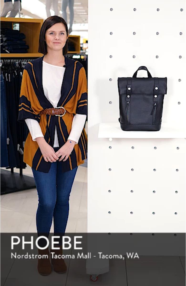 Remy Pebbled Leather Backpack, sales video thumbnail