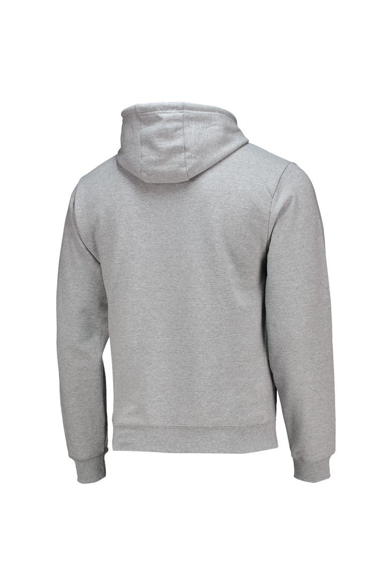 Men's League Collegiate Wear Heathered Gray Auburn Tigers Seal Neuvo Essential Fleece Pullover Hoodie, Alternate, color, Heather Gray