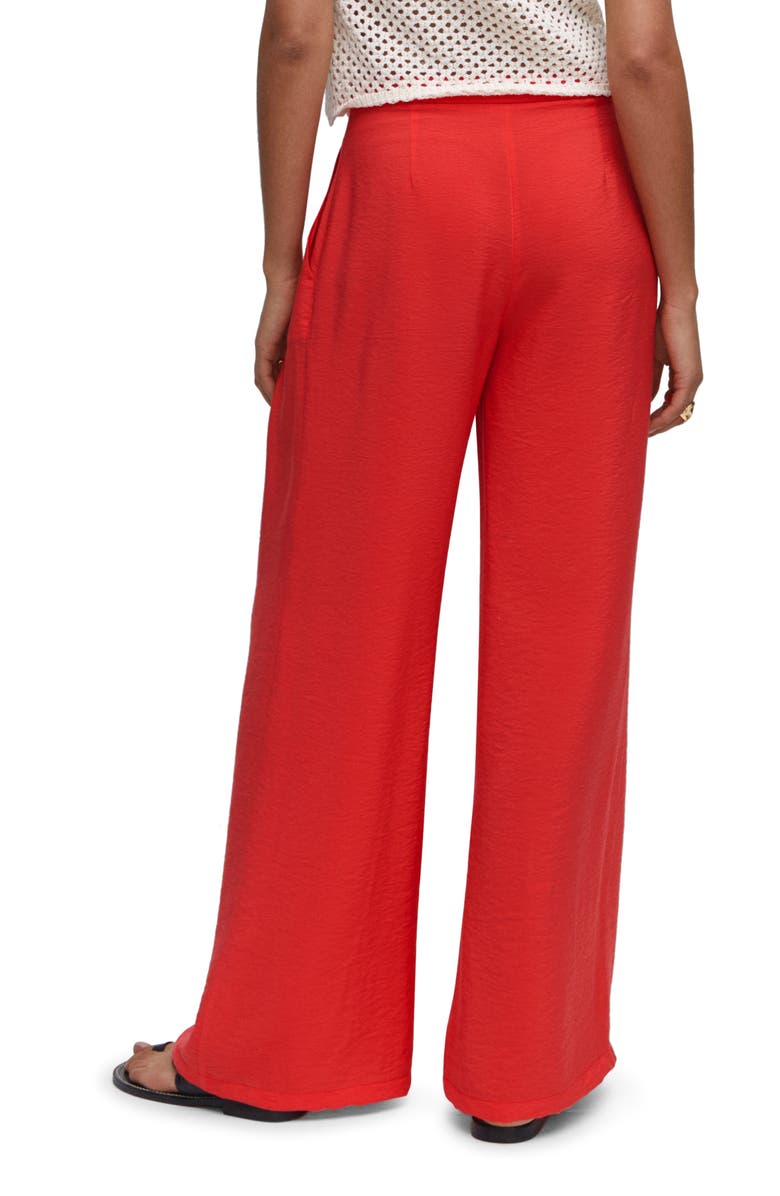 MANGO High Waist Wide Leg Pants, Alternate, color, 