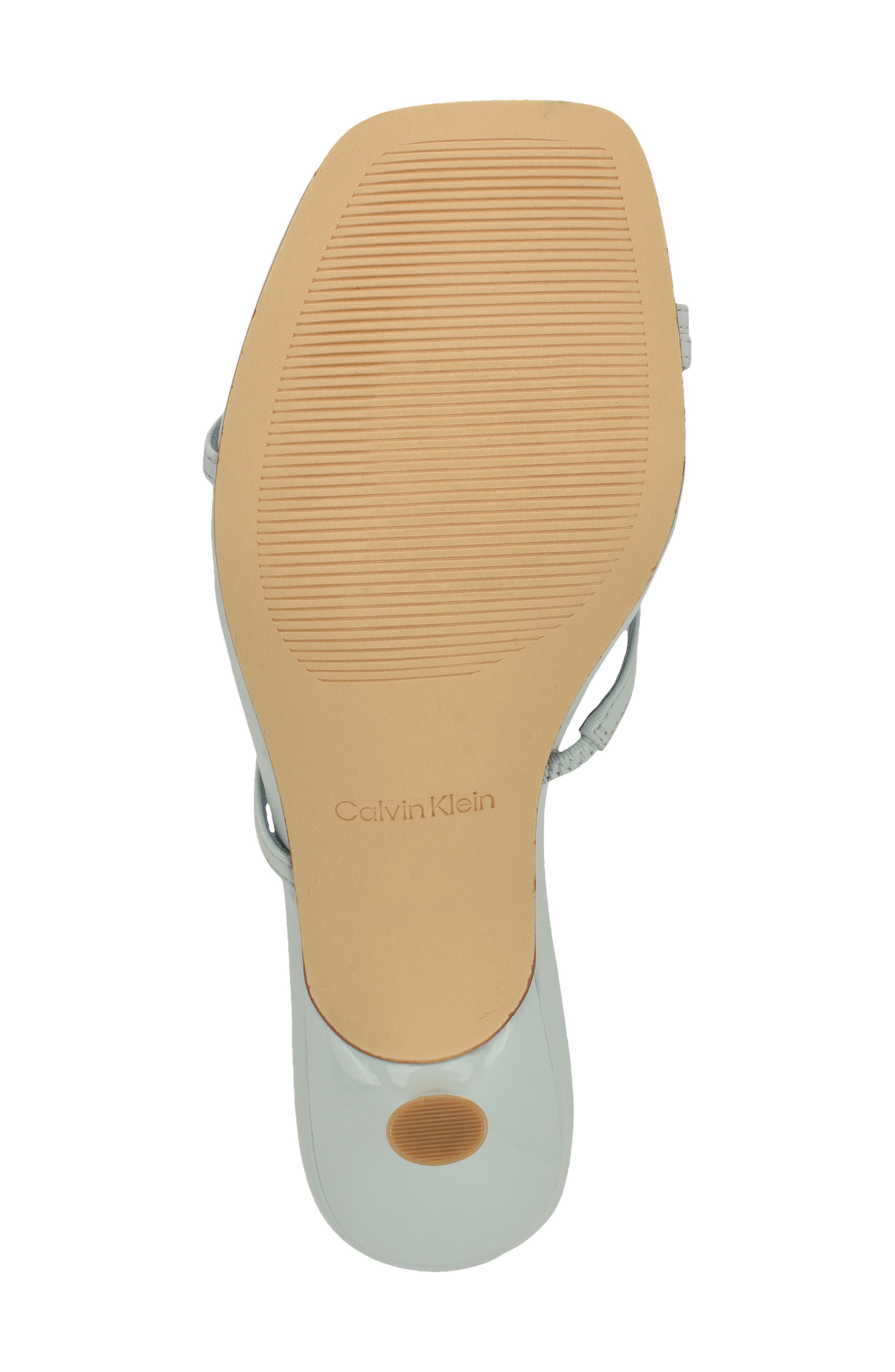 Calvin Klein Axella Toe Loop Sandal, Alternate, color, Light Green