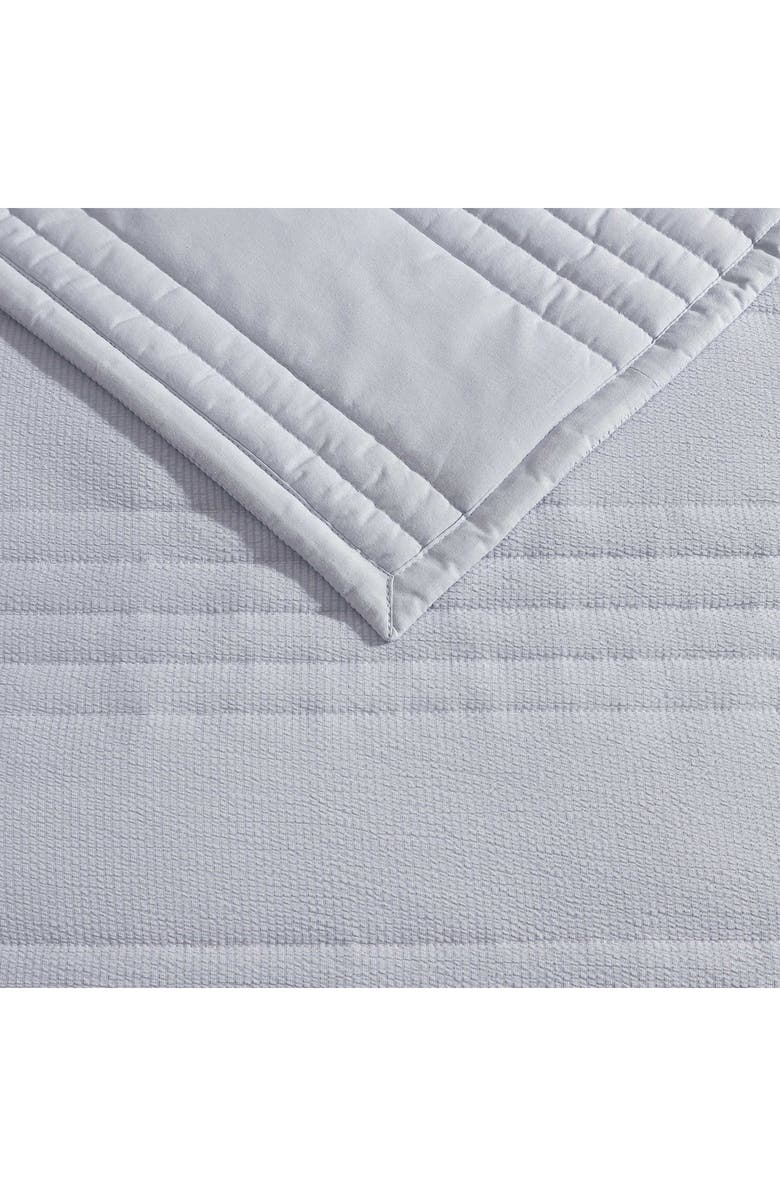 Vera Wang Seersucker Stripe Quilt & Sham Set, Alternate, color, Lt-Pastel Blue