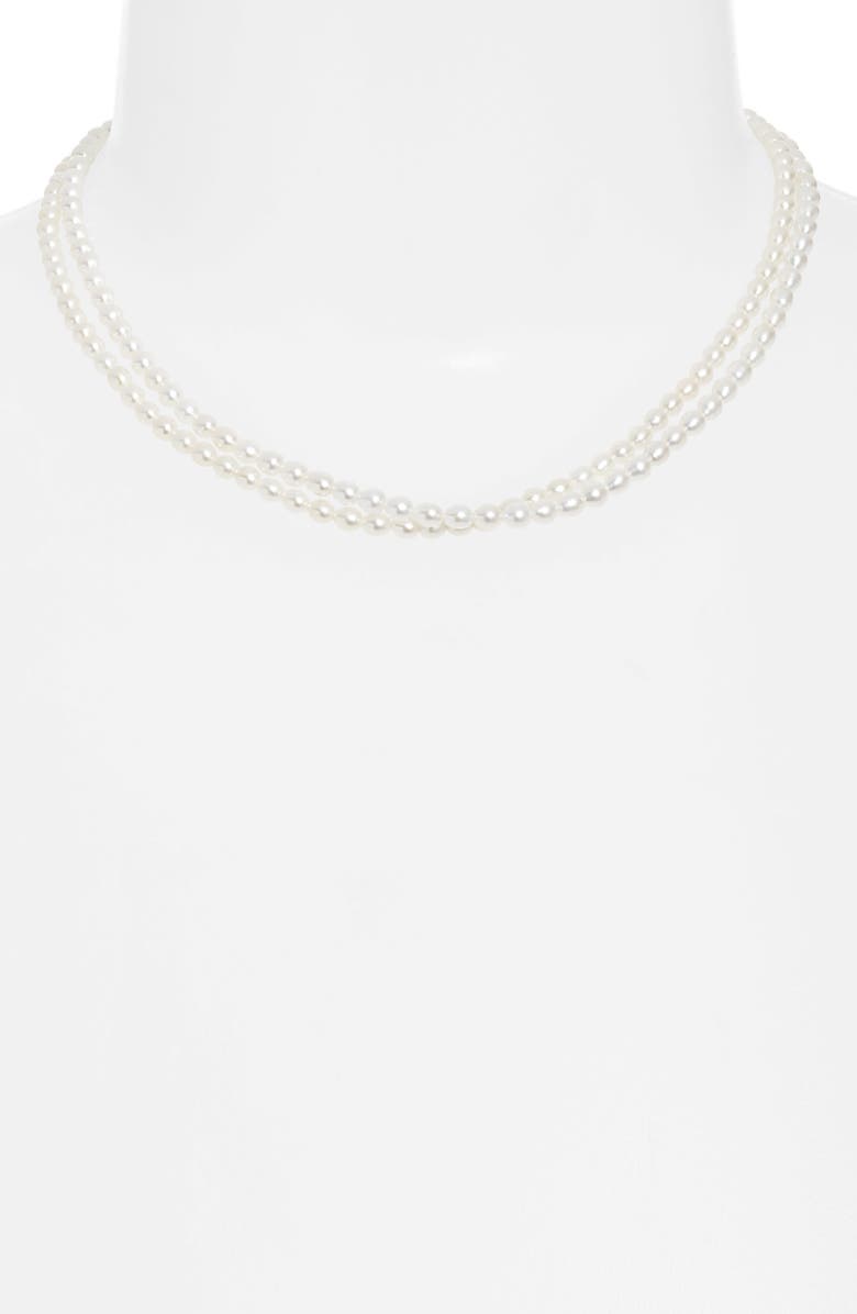 Poppy Finch Keshi Pearl Layered Necklace, Alternate, color, 
