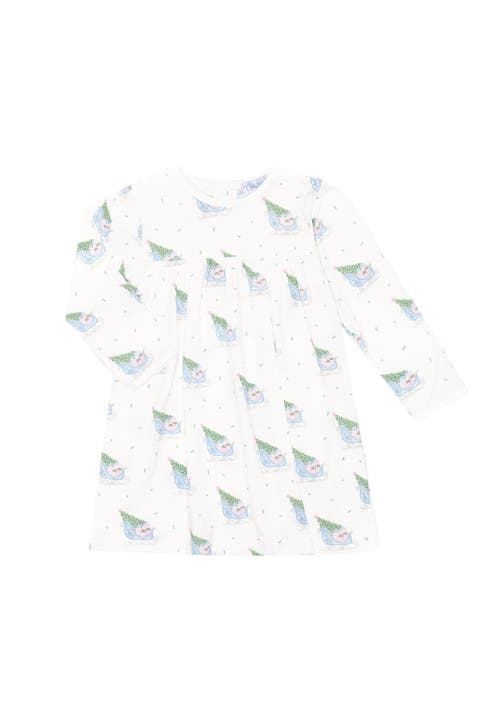 Pima Cotton Christmas Merry Sleighs Playtime Dress - Toddler & Little Kid
