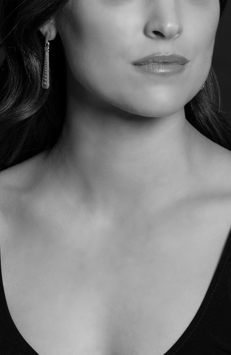 LAGOS Signature Caviar Mixed Metal Drop Earrings, Alternate, color,