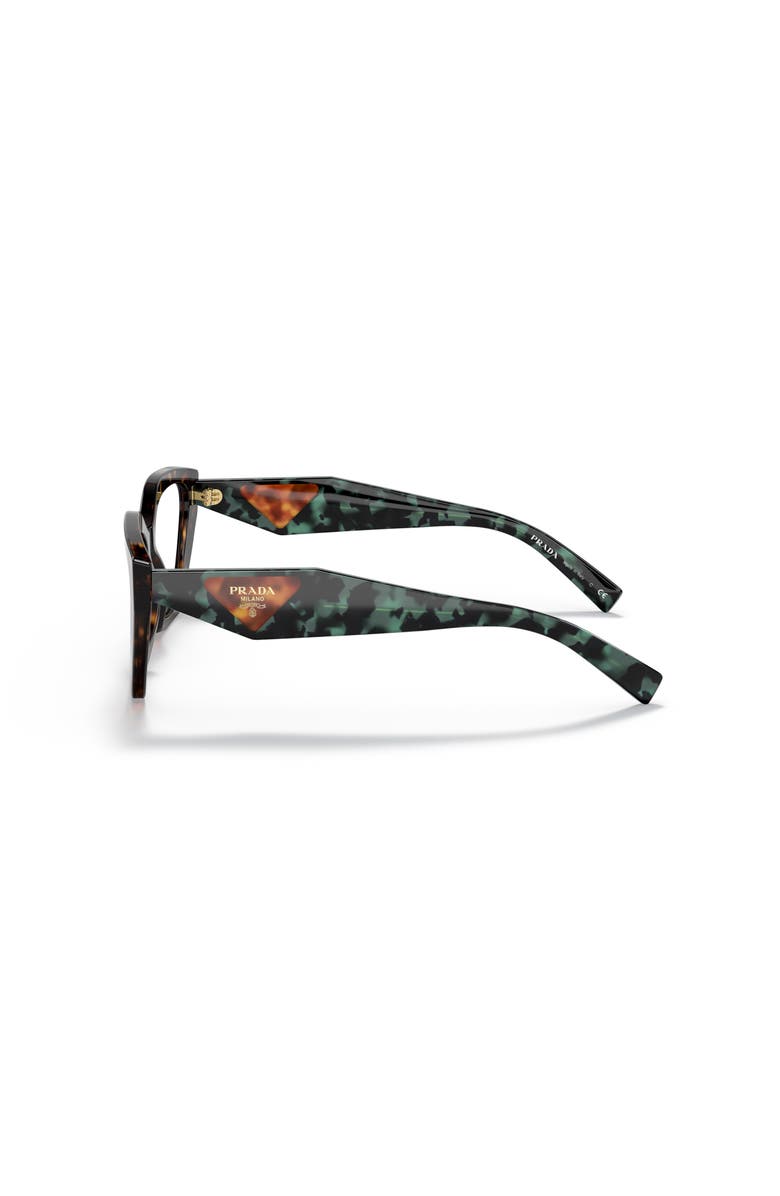 Prada 54mm Irregular optical glasses, Alternate, color, Tortoise