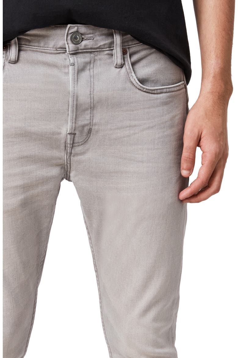 Raveline Cigarette Skinny Fit Jeans, Alternate, color, GREY
