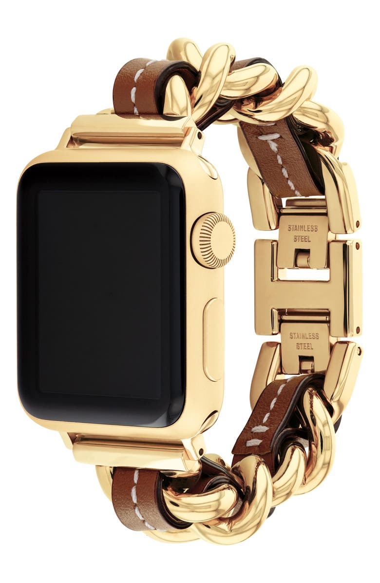 COACH Bracelet Apple Watch<sup>®</sup> Watchband, Alternate, color,