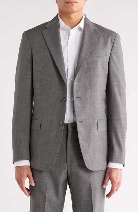 Vince Two Button Notch Lapel Wool Suit Jacket