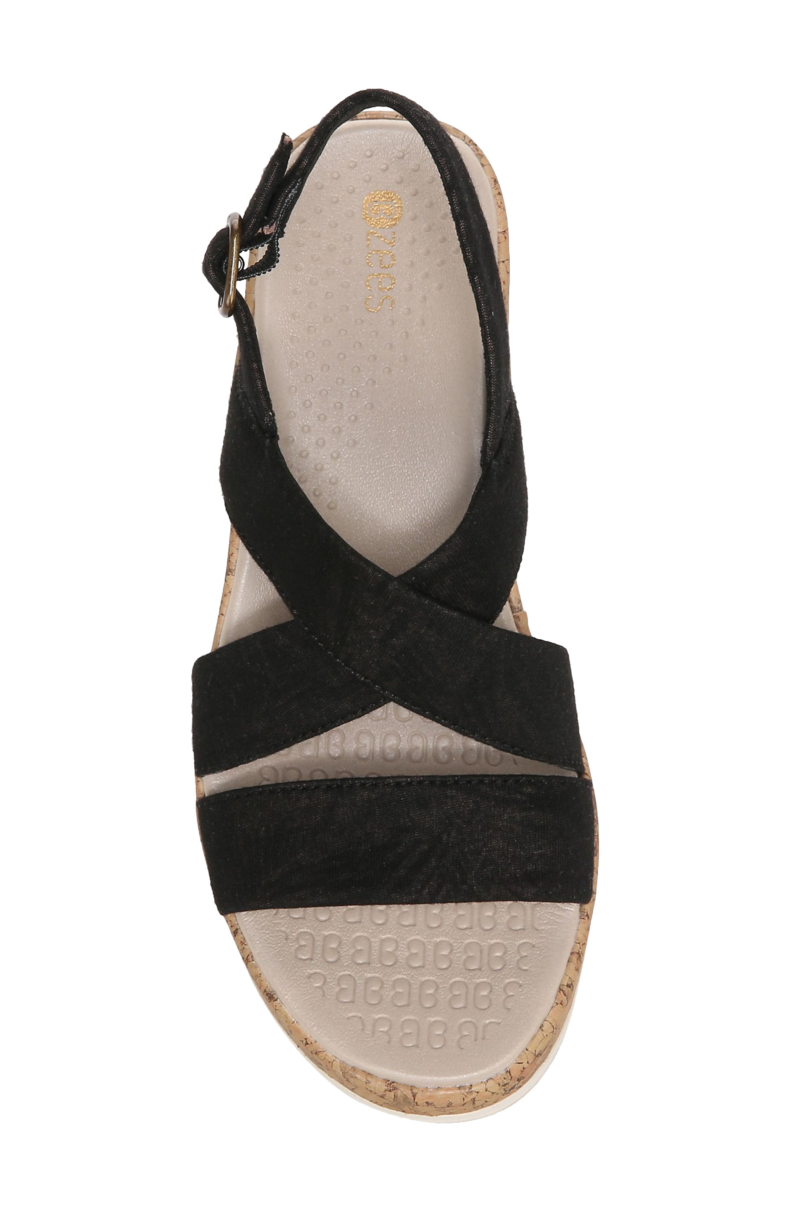 BZees Radiant Wedge Strappy Sandal, Alternate, color, 