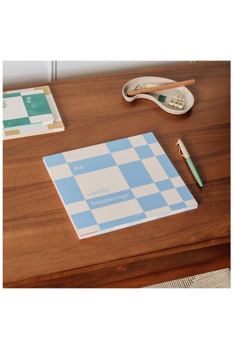 Weekly Happenings List Pad, Alternate, color, NO COLOR