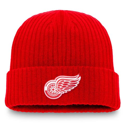 Men's Fanatics Red Detroit Red Wings Component Cuffed Knit Hat