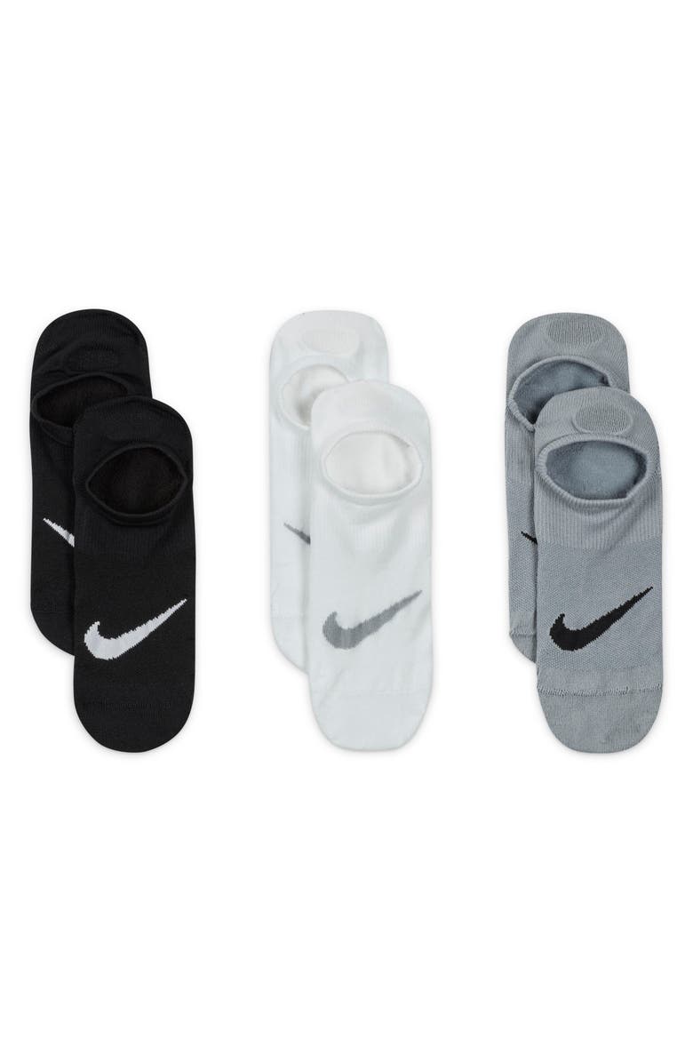 Nike Everyday Plus Assorted 3-Pack No-Show Socks, Alternate, color, 927 Mltclr