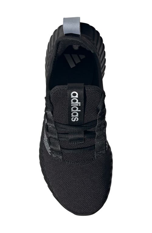Adidas Originals Adidas Kaptir Flow Running Shoe In Black/silver Metallic/silver