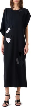 Akris punto Papercut Flower Laser Cut Crepe Dress