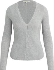 Favorite Daughter The Serena Rib Merino Wool Cardigan