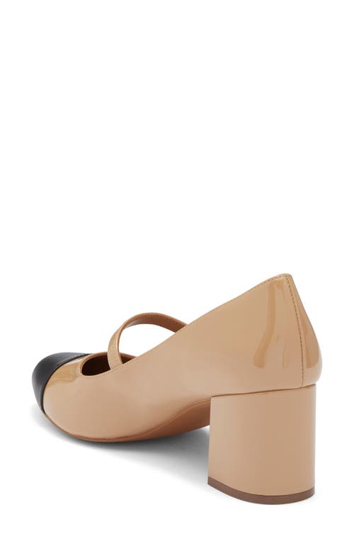 Nordstrom Rack Jackie Cap Toe Mary Jane Pump In Brown