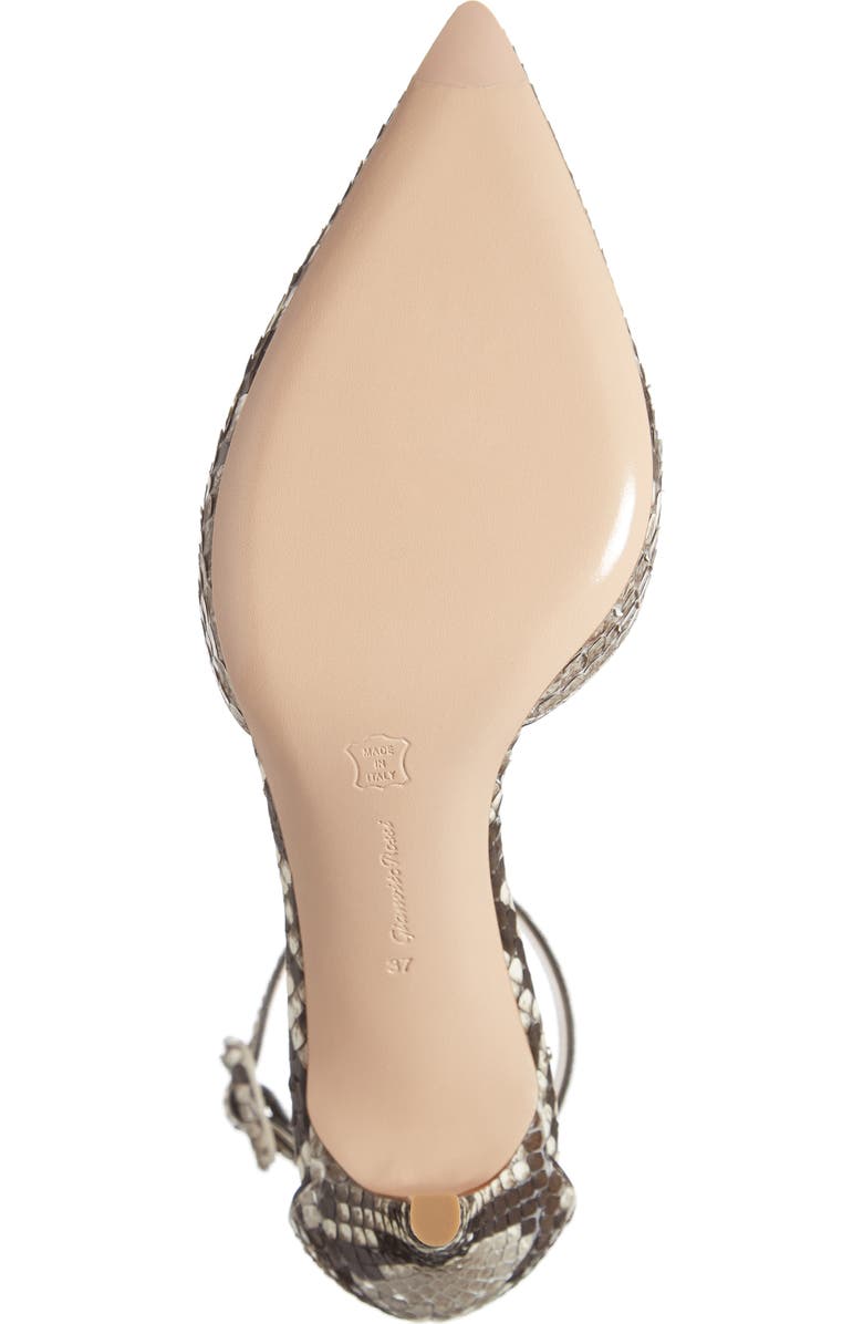 Gianvito Rossi Genuine Python Ankle Strap Pump, Alternate, color,