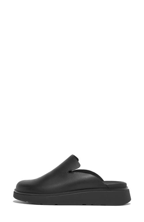 Fitflop Platform Mule In Black