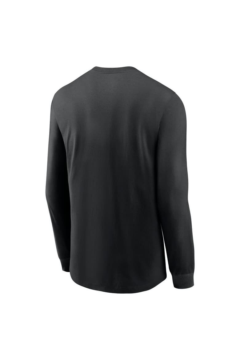 Men's Nike Black Texas Rangers Local Nickname Long Sleeve T-Shirt, Alternate, color, Black